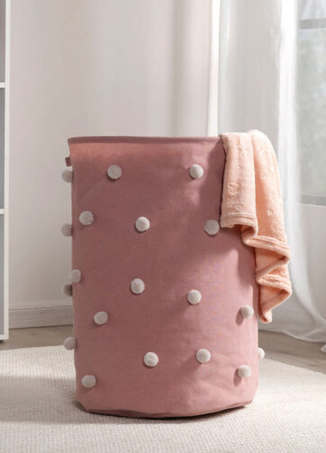 89271 CESTO PINK DOTS