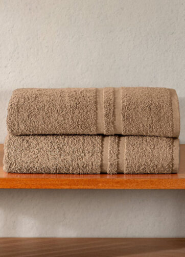 89306 TOALLA CARIBE KAKI BANO