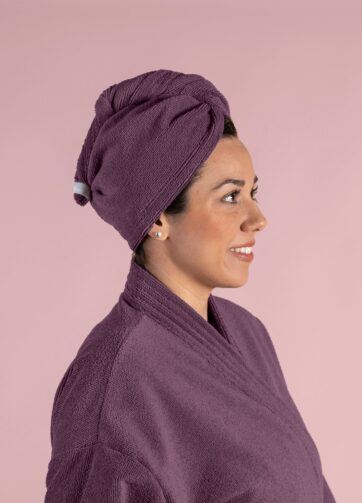 89393 TOALLA PARA CABEZA TULUM BERRY