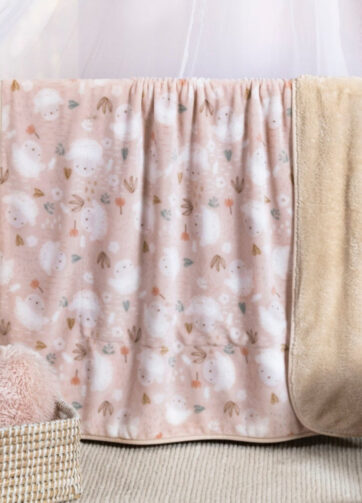 89522 COBERTOR BABY SIBERIA SHEEP CUNA