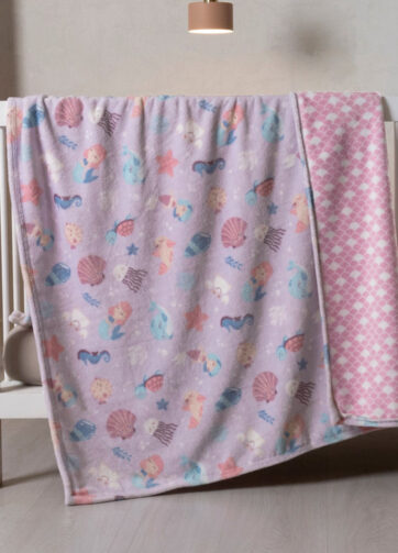 89524 COBERTOR BABY NORDICO SIRENITA CUNA