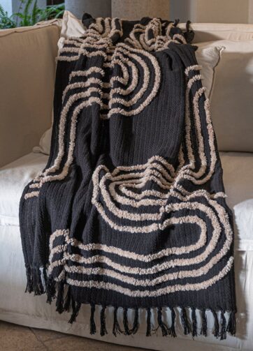 89630 MUMBAI NEGRO FRAZADA