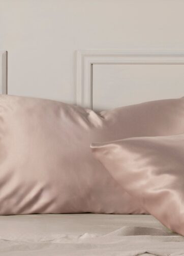 89656 FUNDAS DE ALMOHADA SATIN SWEET PINK
