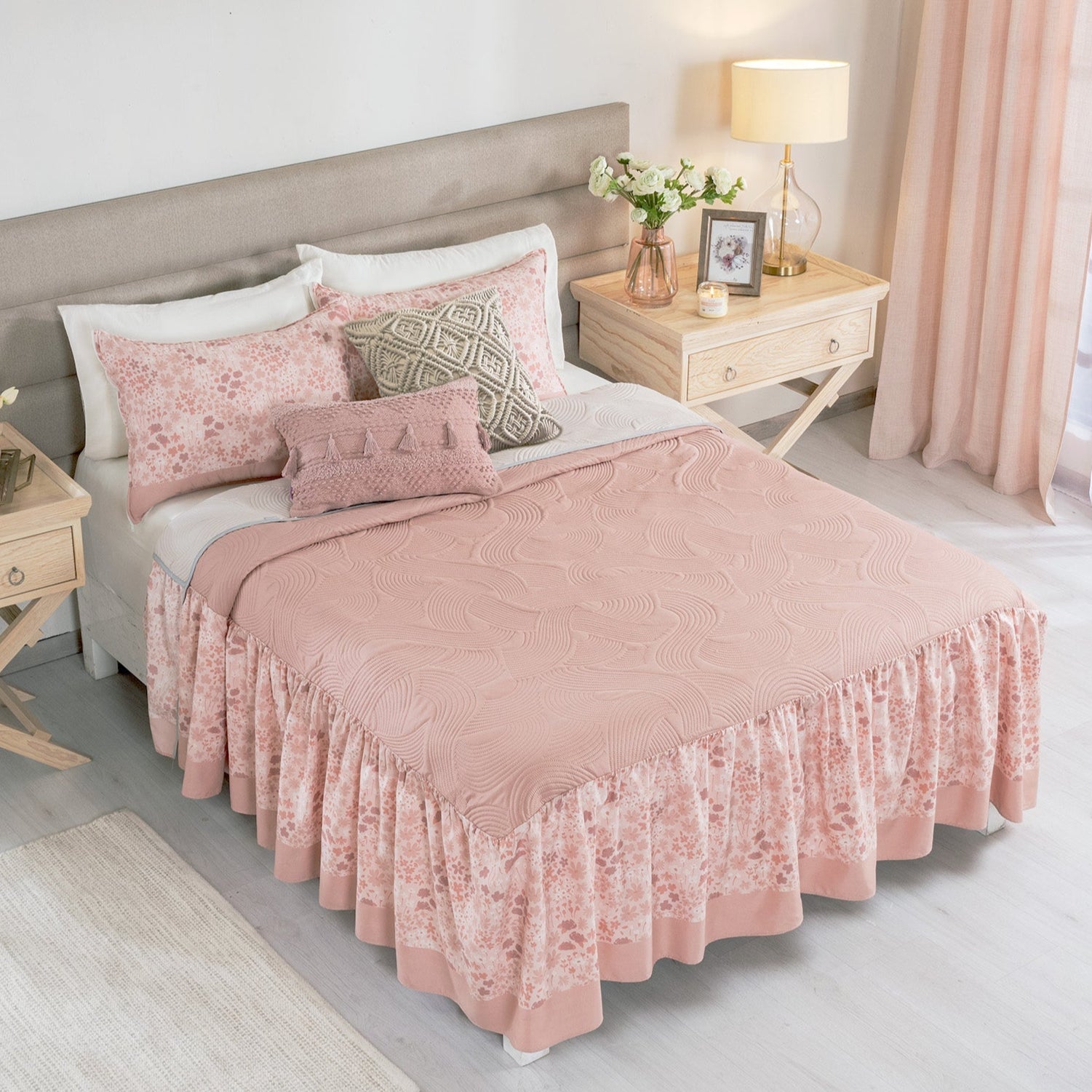 89688 COLCHA DOBLE VISTA FRESIA MAT