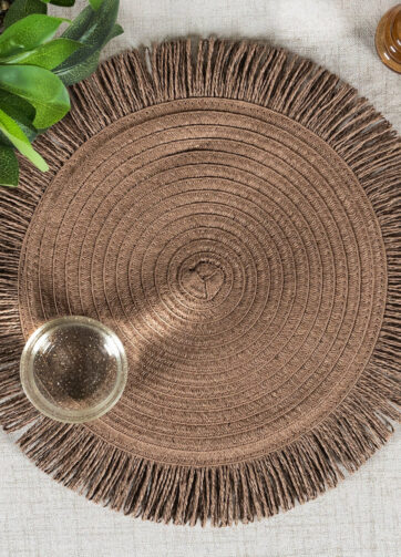 89697 PAR DE MANTELES INFIVIDUALES COFFEE