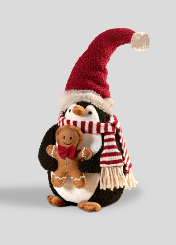 89765 ADORNO NAVIDENO PINGÜINO CON GALLETA