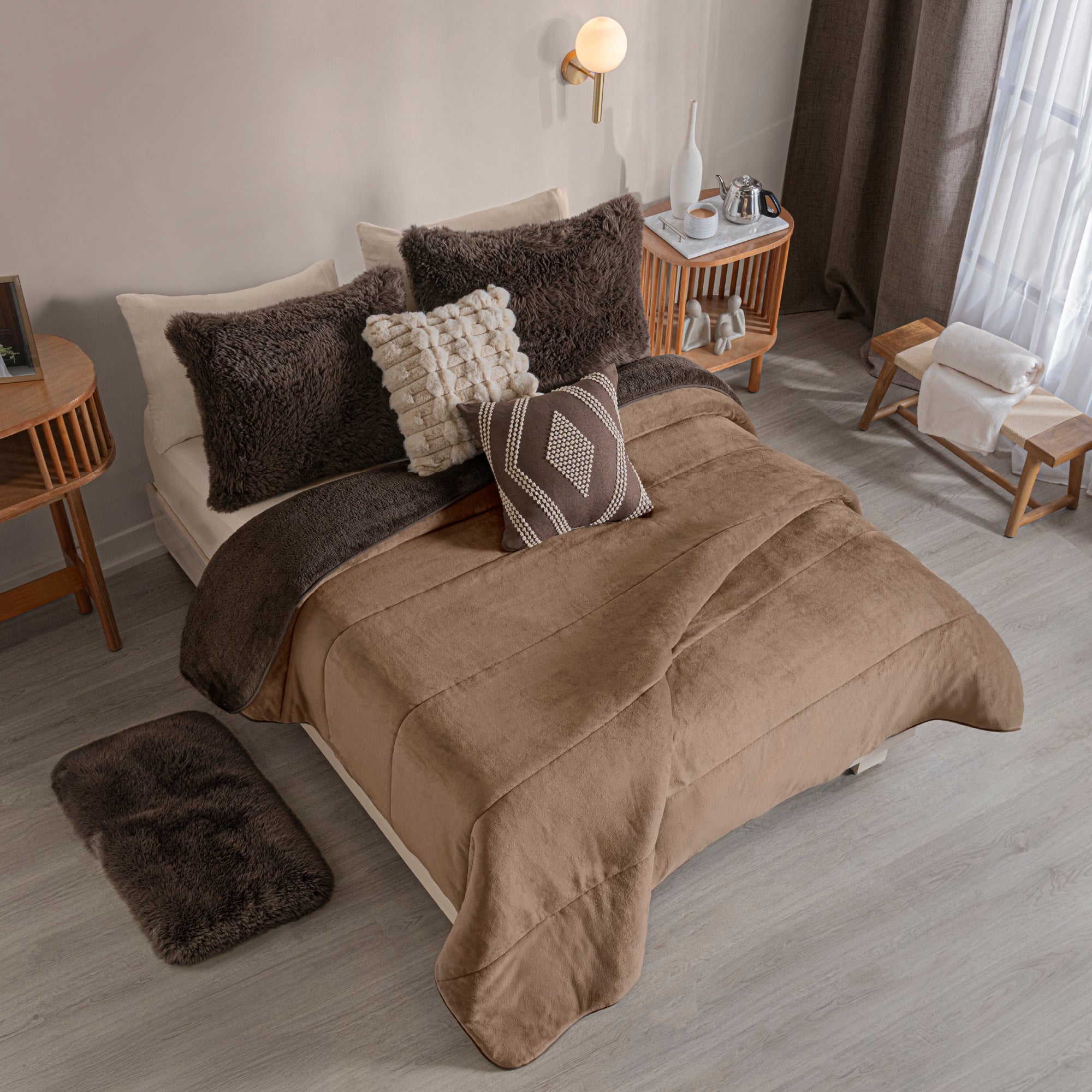 89769 COBERTOR INVERNAL LATTE IND XL/MAT