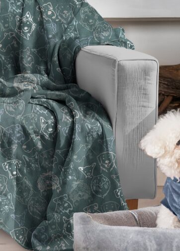 89808 COBERTOR MASCOTA DOGS FRAZADA