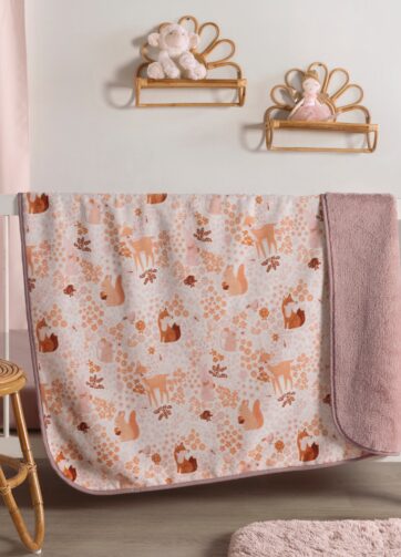 89830 COBERTOR BABY SIBERIA BLOOM CUNA