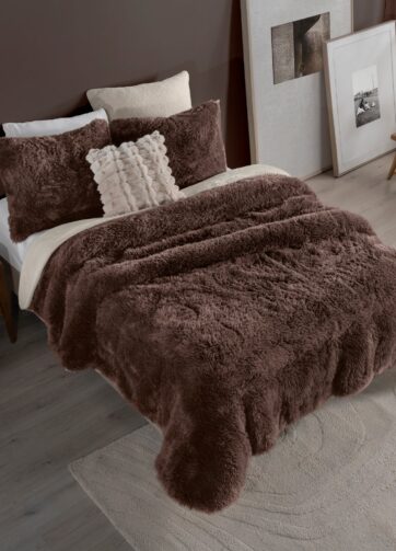 89849 COBERTOR EVEREST ESPRESSO FRAZADA