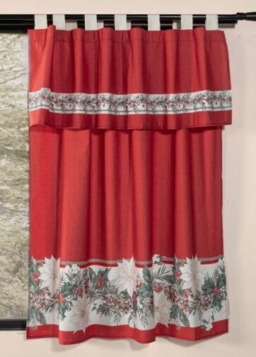 89924 CORTINA MODELO C FLOR DE NAVIDAD